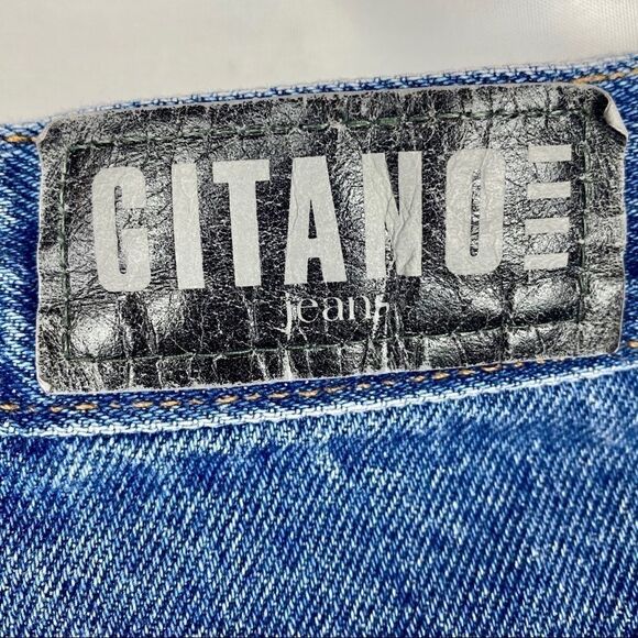 GITANO Vintage 90’s High Waisted Jean Shorts. - Picture 4 of 9